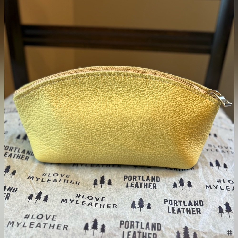 Portland Leather Yellow Eclipse Bag New